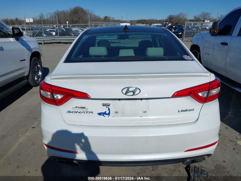 2016 HYUNDAI SONATA LIMITED - 5NPE34AF7GH300820