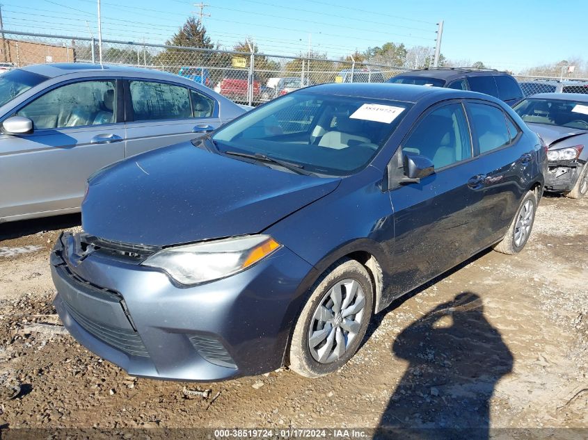 2014 TOYOTA COROLLA L/LE/LE PLS/PRM/S/S PLS - 2T1BURHE8EC136309