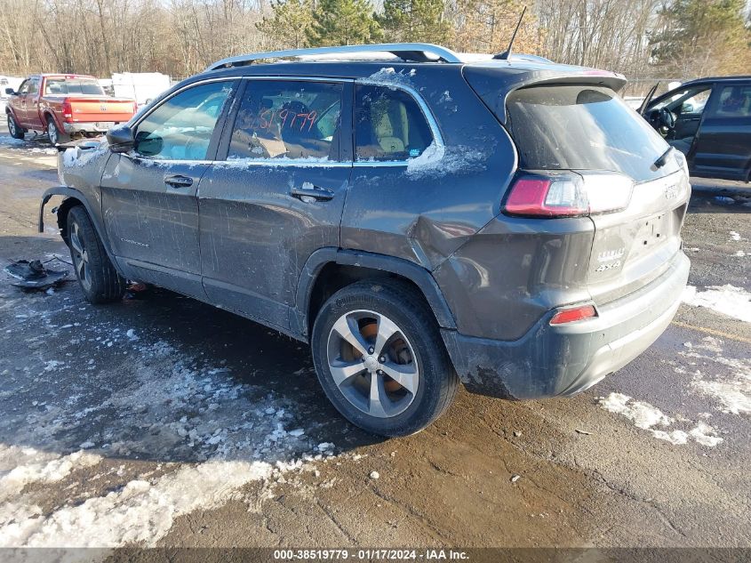 2019 JEEP CHEROKEE LIMITED 4X4 - 1C4PJMDX1KD413695