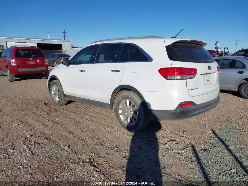 2017 KIA SORENTO LX/L - 5XYPG4A51HG329646