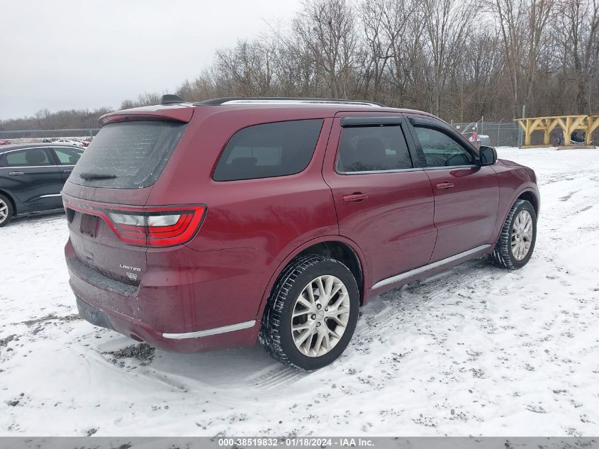2016 DODGE DURANGO LIMITED - 1C4RDJDG1GC433361
