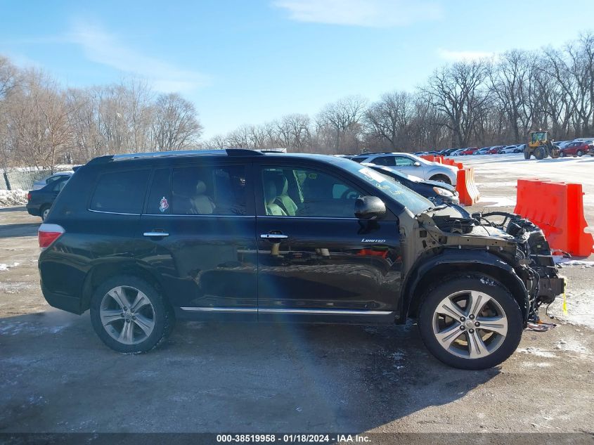 2013 TOYOTA HIGHLANDER LIMITED V6 - 5TDYK3EH5DS129867
