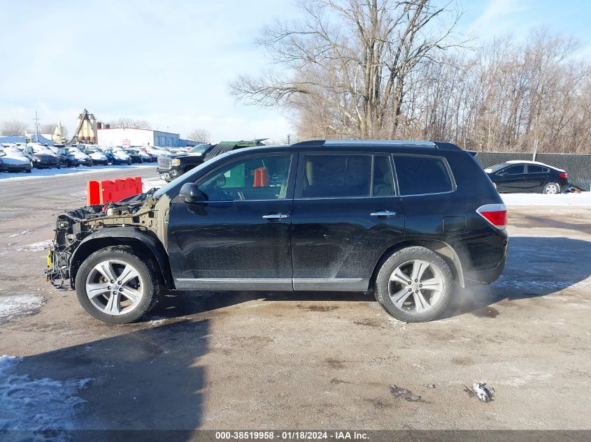 2013 TOYOTA HIGHLANDER LIMITED V6 - 5TDYK3EH5DS129867