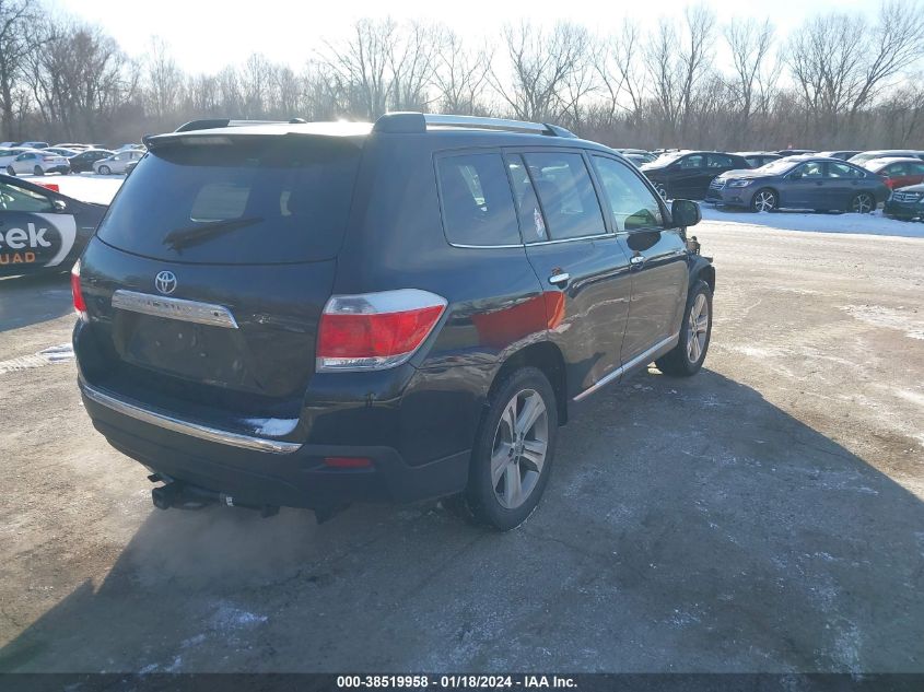 2013 TOYOTA HIGHLANDER LIMITED V6 - 5TDYK3EH5DS129867