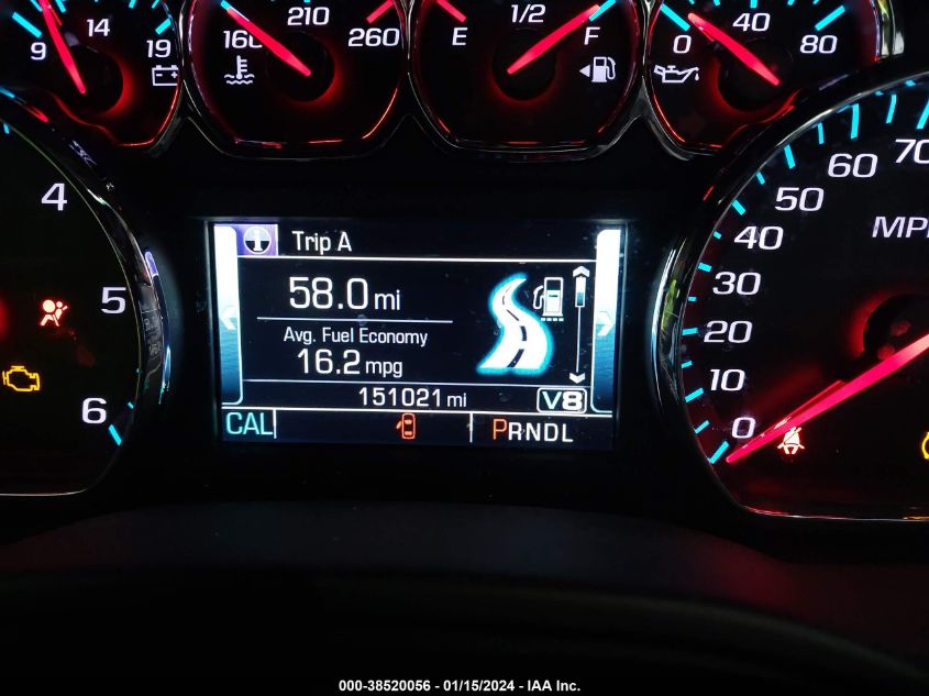 2020 CHEVROLET SUBURBAN K1500 LT - 1GNSKHKC3LR256617