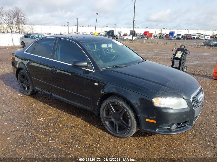 WAUDF78E48A094721 | 2008 AUDI A4