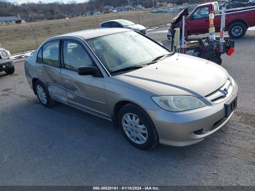 1HGES16574L025590 | 2004 HONDA CIVIC