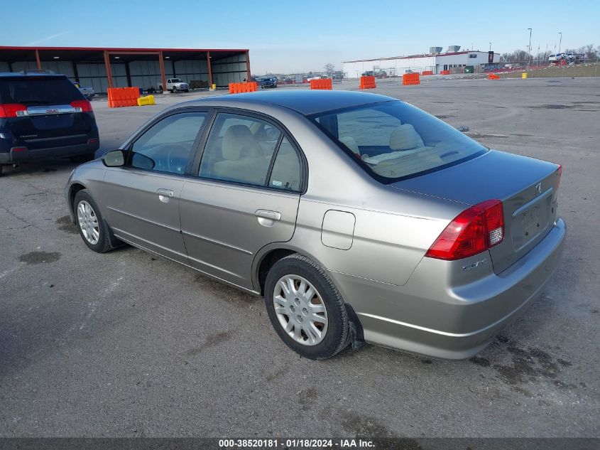 1HGES16574L025590 | 2004 HONDA CIVIC