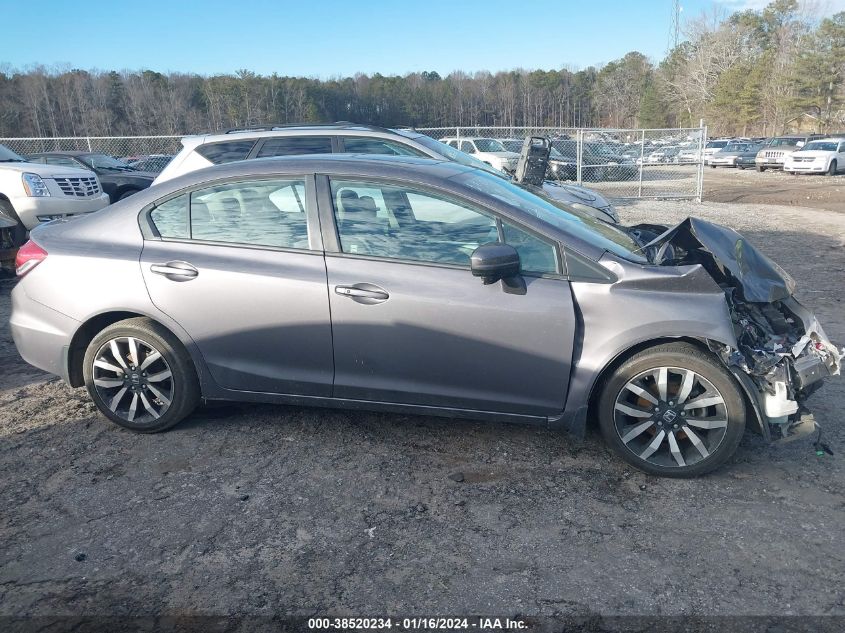 2015 HONDA CIVIC EXL - 19XFB2F93FE106917