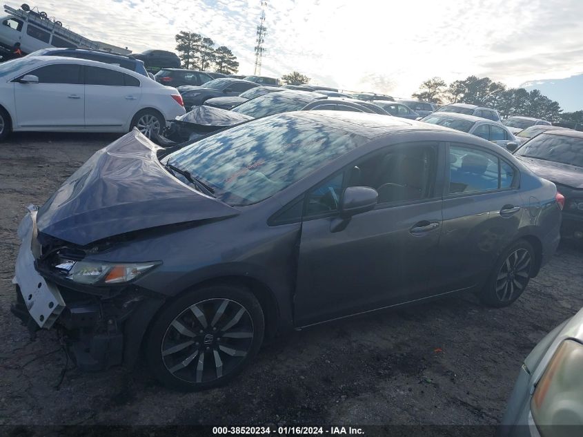 2015 HONDA CIVIC EXL - 19XFB2F93FE106917