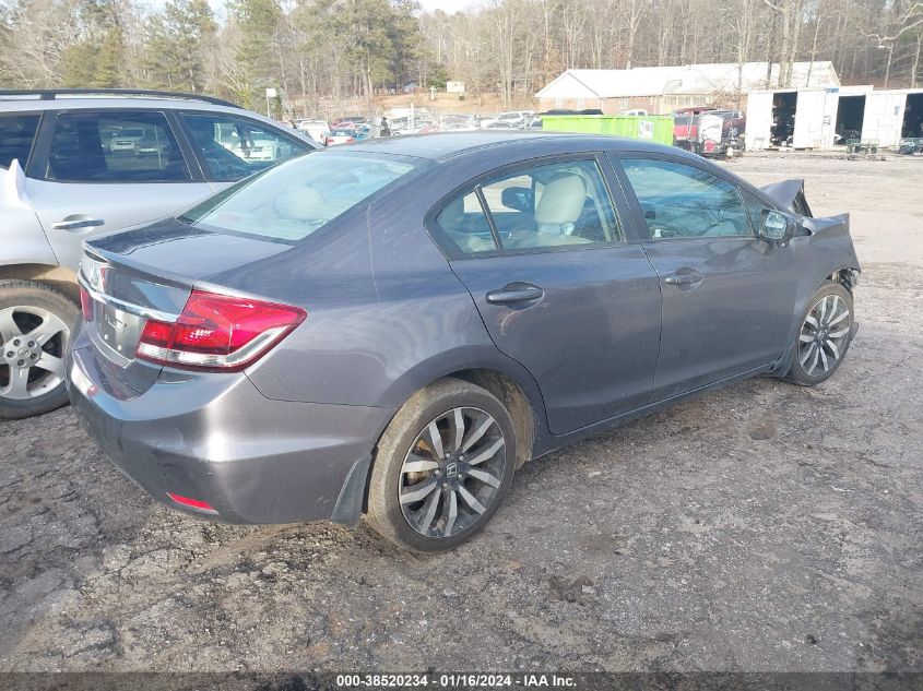 2015 HONDA CIVIC EXL - 19XFB2F93FE106917