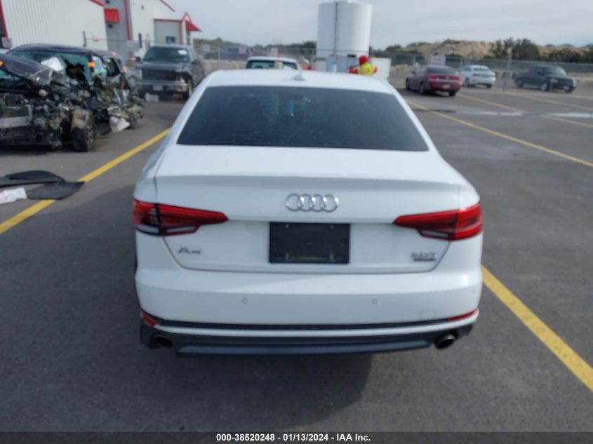 2017 AUDI A4 2.0T PREMIUM - WAUENAF49HN036515