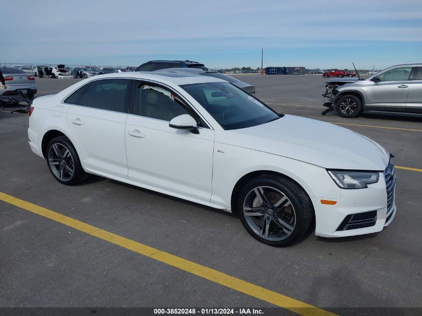 2017 AUDI A4 2.0T PREMIUM - WAUENAF49HN036515