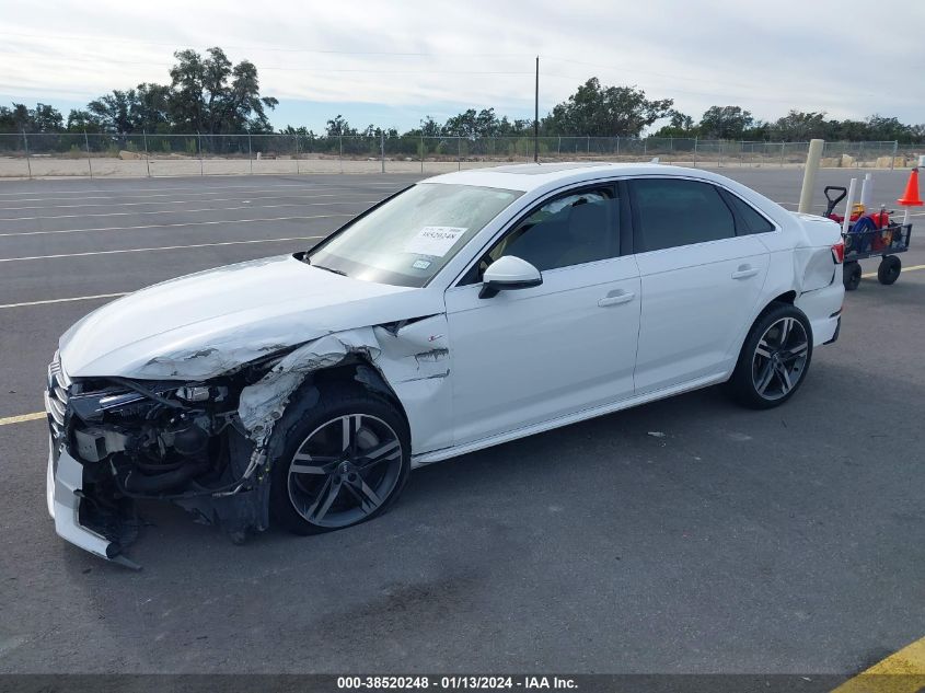 2017 AUDI A4 2.0T PREMIUM - WAUENAF49HN036515