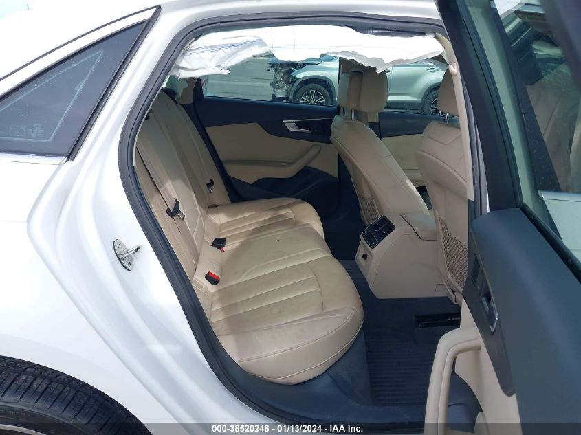 2017 AUDI A4 2.0T PREMIUM - WAUENAF49HN036515