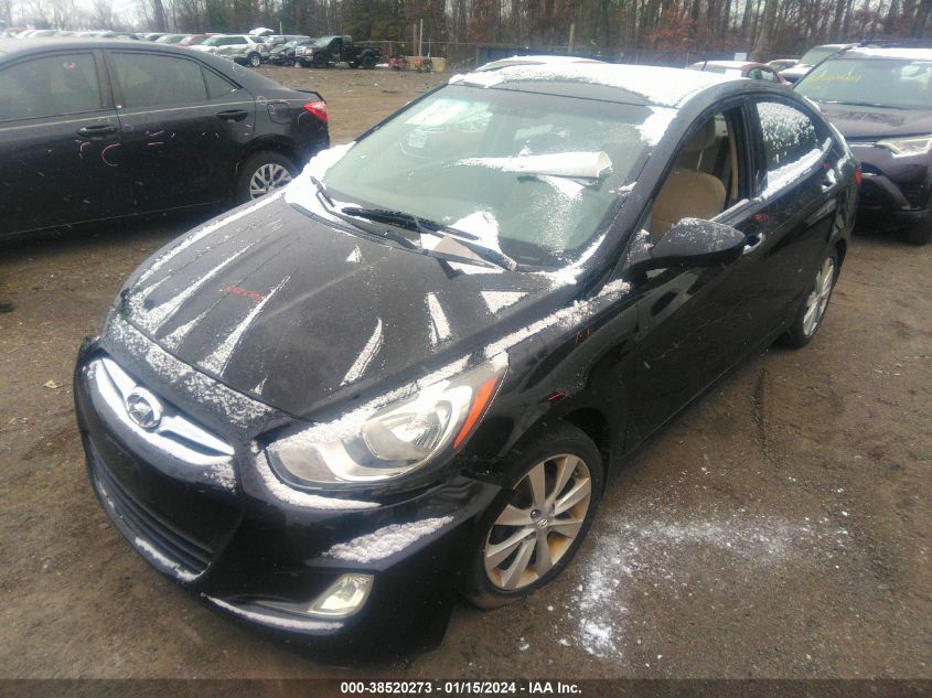 2013 HYUNDAI ACCENT GLS - KMHCU4AE5DU306155