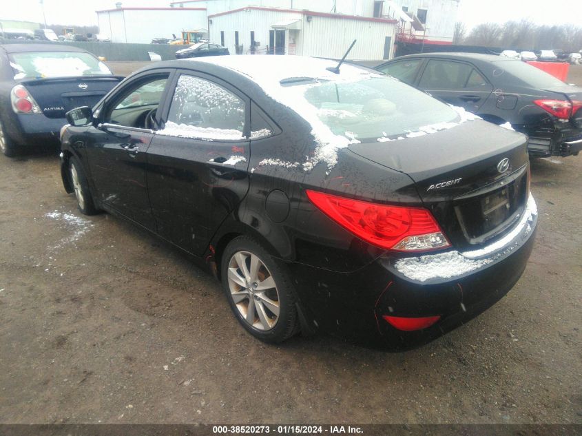 2013 HYUNDAI ACCENT GLS - KMHCU4AE5DU306155