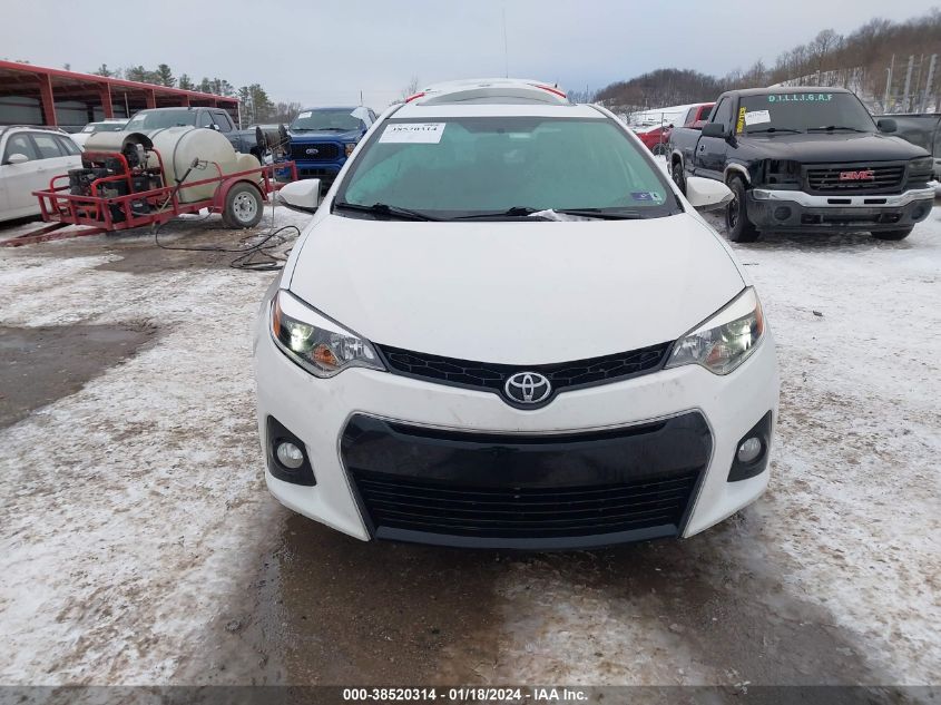 2015 TOYOTA COROLLA S PLUS - 2T1BURHE0FC288733