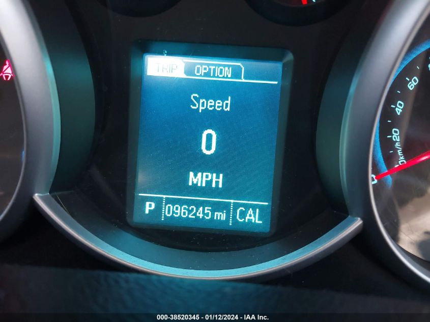 2013 CHEVROLET CRUZE 2LT AUTO - 1G1PE5SB9D7173162