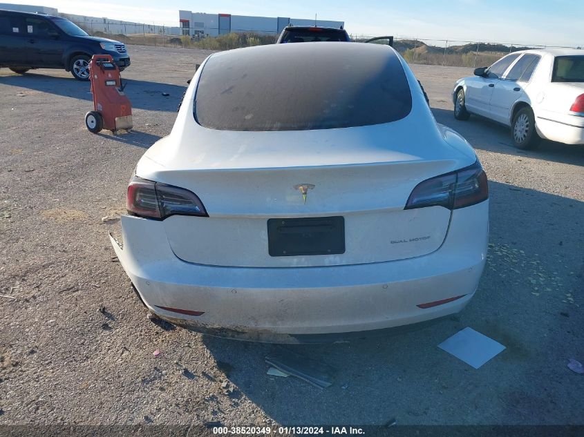 2021 TESLA MODEL 3 LONG RANGE DUAL MOTOR ALL-WHEEL DRIVE - 5YJ3E1EB8MF053955