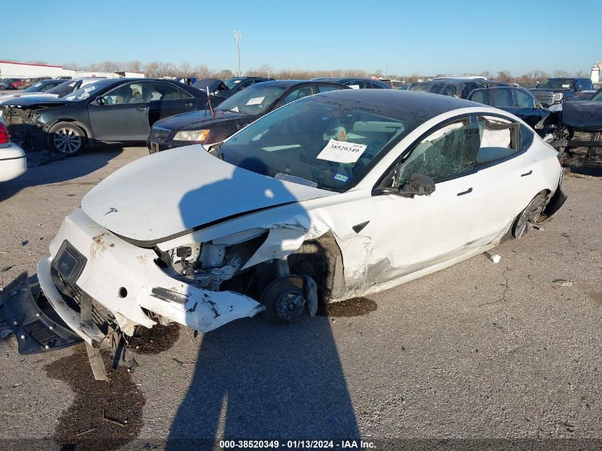 2021 TESLA MODEL 3 LONG RANGE DUAL MOTOR ALL-WHEEL DRIVE - 5YJ3E1EB8MF053955