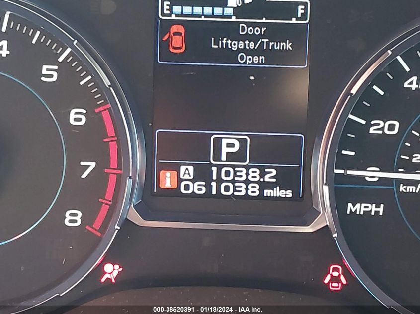 2018 SUBARU FORESTER 2.5I LIMITED - JF2SJAJC5JH492842