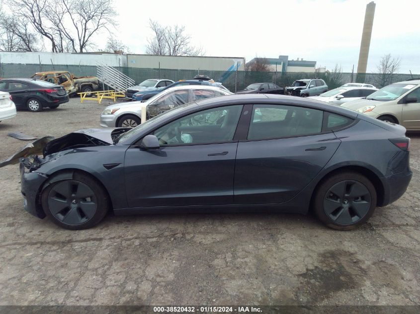 2022 TESLA MODEL 3 - 5YJ3E1EB4NF181207