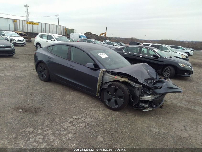 2022 TESLA MODEL 3 - 5YJ3E1EB4NF181207