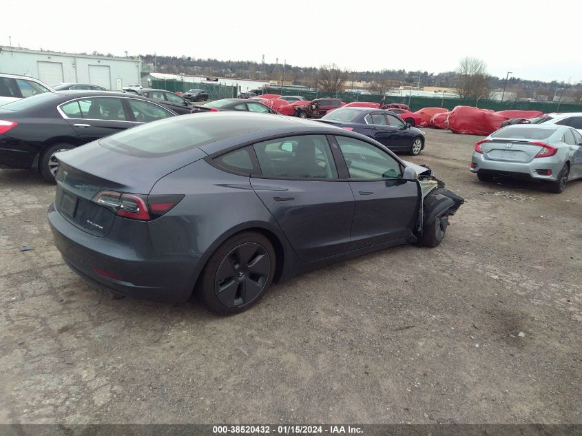 2022 TESLA MODEL 3 - 5YJ3E1EB4NF181207