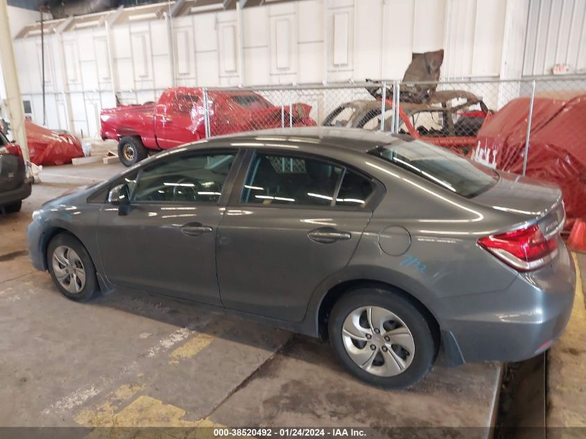 2013 HONDA CIVIC LX - 19XFB2F56DE218055
