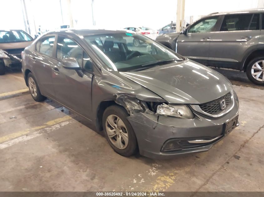 2013 HONDA CIVIC LX - 19XFB2F56DE218055