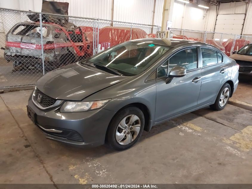 2013 HONDA CIVIC LX - 19XFB2F56DE218055