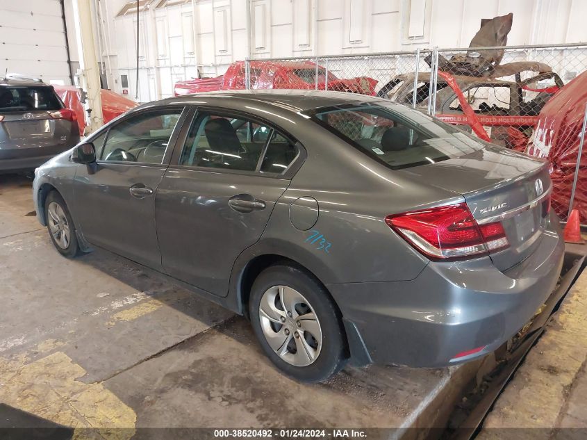 2013 HONDA CIVIC LX - 19XFB2F56DE218055