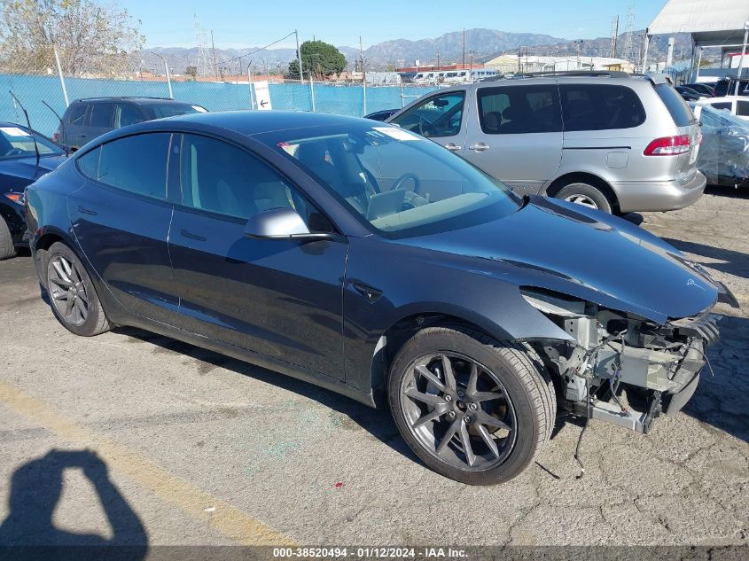 2022 TESLA MODEL 3 LONG RANGE DUAL MOTOR ALL-WHEEL DRIVE - 5YJ3E1EB7NF299025