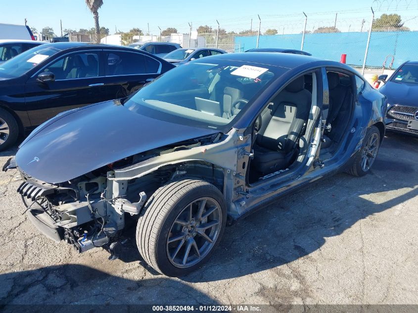 2022 TESLA MODEL 3 LONG RANGE DUAL MOTOR ALL-WHEEL DRIVE - 5YJ3E1EB7NF299025