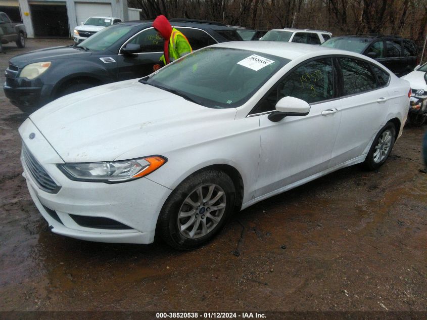 2017 FORD FUSION S - 3FA6P0G74HR199533