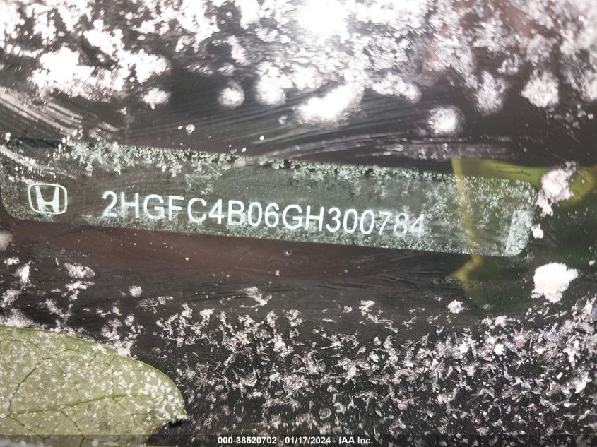 2016 HONDA CIVIC LX - 2HGFC4B06GH300784