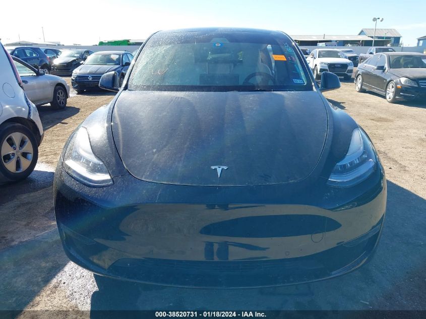 2022 TESLA MODEL Y LONG RANGE DUAL MOTOR ALL-WHEEL DRIVE - 7SAYGAEE7NF486326