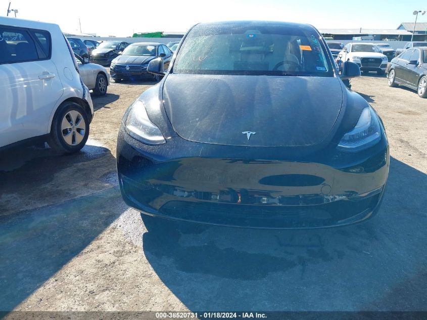 2022 TESLA MODEL Y LONG RANGE DUAL MOTOR ALL-WHEEL DRIVE - 7SAYGAEE7NF486326