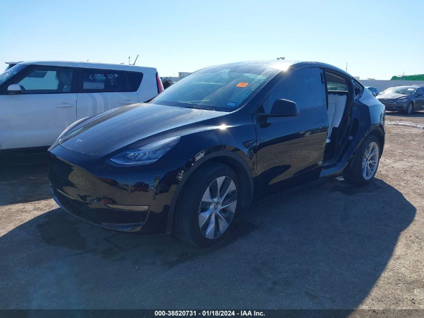 2022 TESLA MODEL Y LONG RANGE DUAL MOTOR ALL-WHEEL DRIVE - 7SAYGAEE7NF486326