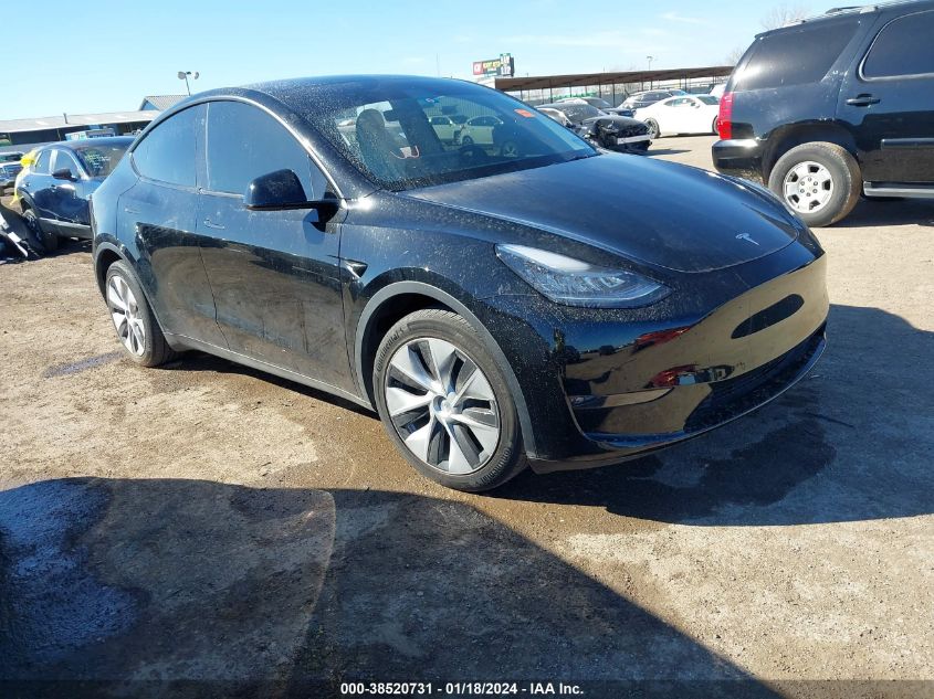 2022 TESLA MODEL Y LONG RANGE DUAL MOTOR ALL-WHEEL DRIVE - 7SAYGAEE7NF486326