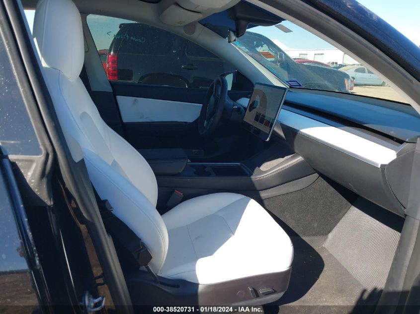 2022 TESLA MODEL Y LONG RANGE DUAL MOTOR ALL-WHEEL DRIVE - 7SAYGAEE7NF486326