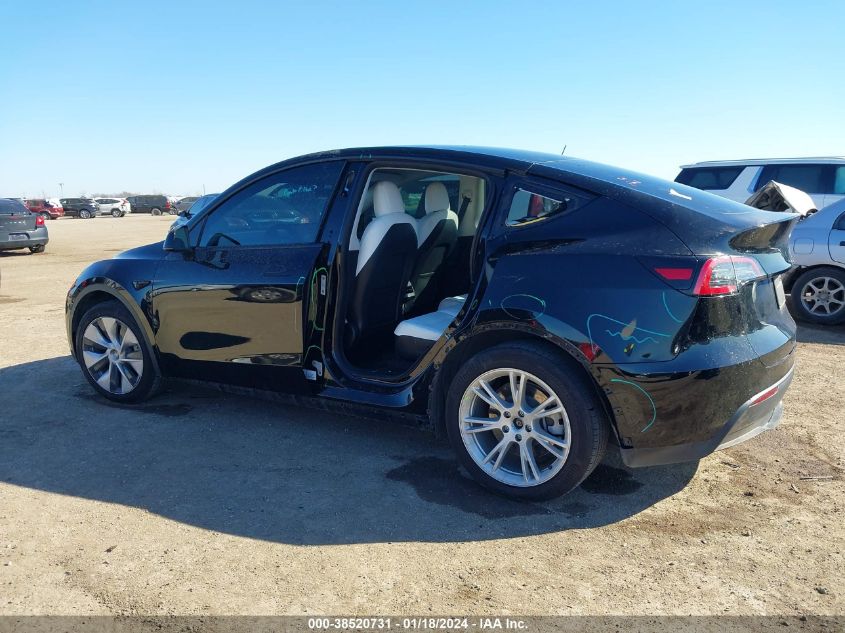 2022 TESLA MODEL Y LONG RANGE DUAL MOTOR ALL-WHEEL DRIVE - 7SAYGAEE7NF486326