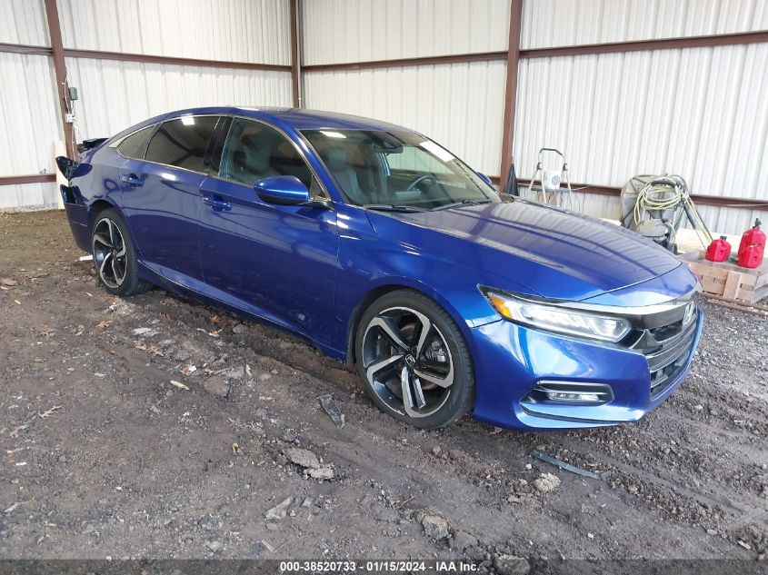 2018 HONDA ACCORD SPORT - 1HGCV1F33JA104291