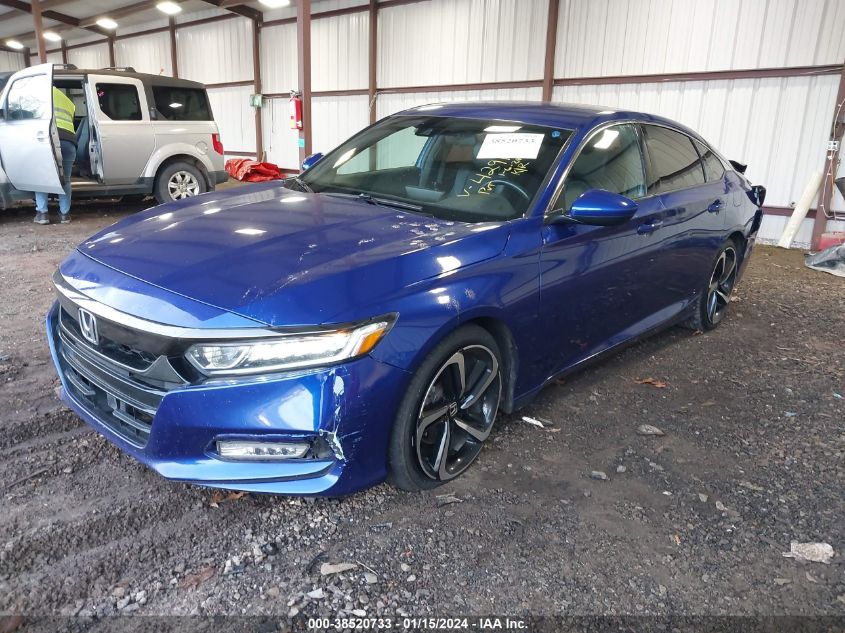 2018 HONDA ACCORD SPORT - 1HGCV1F33JA104291