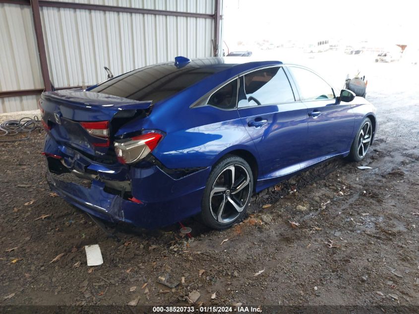 2018 HONDA ACCORD SPORT - 1HGCV1F33JA104291