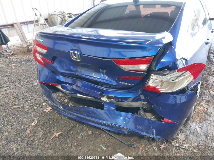 2018 HONDA ACCORD SPORT - 1HGCV1F33JA104291