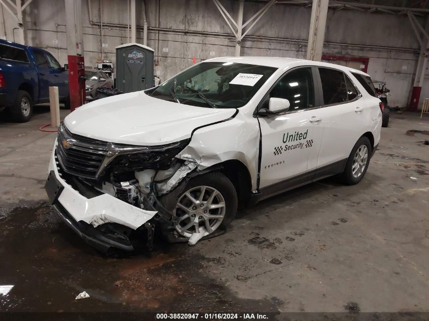 2022 CHEVROLET EQUINOX LT - 3GNAXUEV5NL137156