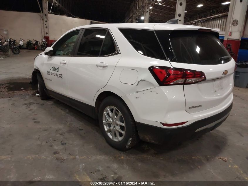 2022 CHEVROLET EQUINOX LT - 3GNAXUEV5NL137156