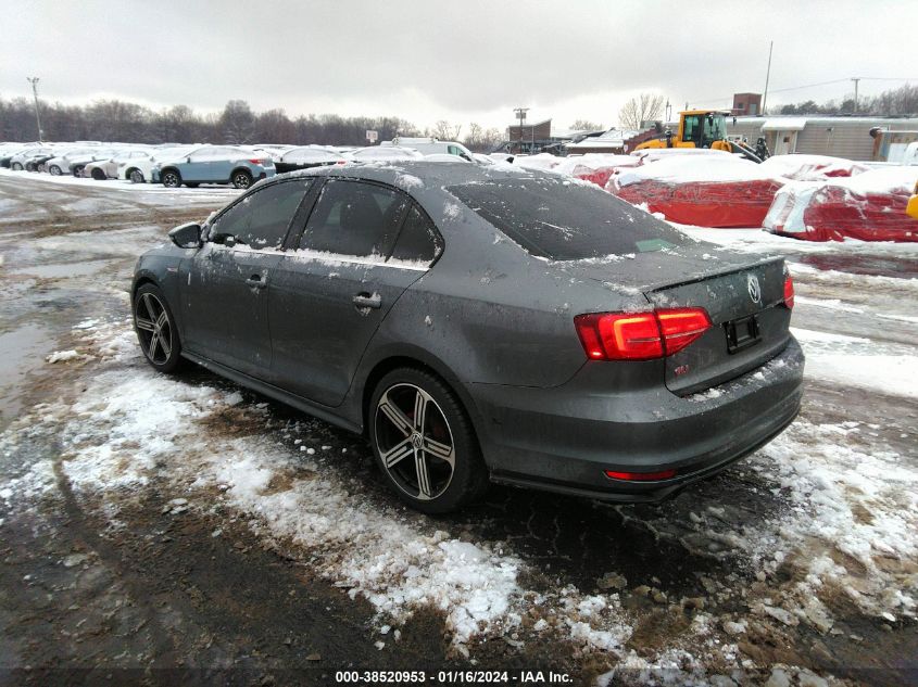 2016 VOLKSWAGEN JETTA 2.0T GLI SEL - 3VW5T7AJ9GM339325
